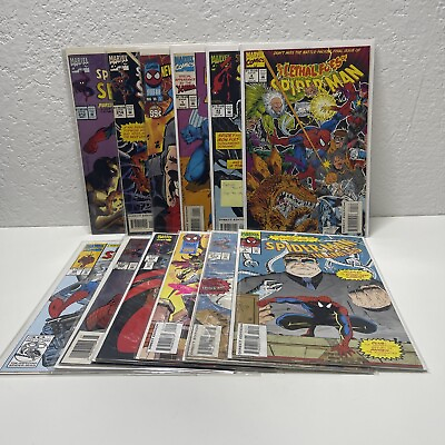 #ad Comic Book Lot Marvel Spiderman 12 Issues Spectacular Adventures Doc Oc Rhino $10.26