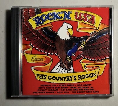 #ad ROCK’N USA: This Country#x27;s Rockin#x27; CD 1990 Warner Special Products LIKE NEW $18.95