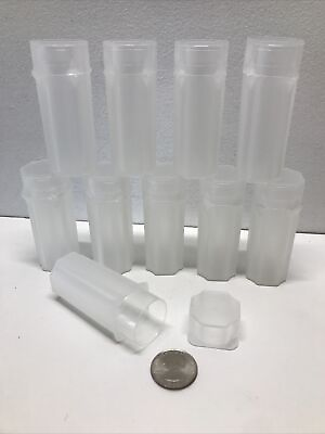 #ad Qty 10 Guardhouse Square Quarter Coin Tubes Each Holds 40 Coins $9.08