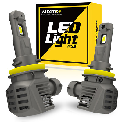#ad AUXITO Super Bright H11 H8 LED Headlight 22000LM Kit Low Beam Bulbs CANBUS White $31.34