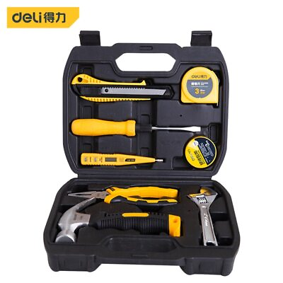 #ad Household Tool Set Set Screwdriver Utility Knife Wire Cutter DIY Hand Toolbox $55.09
