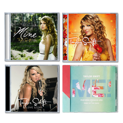 #ad Taylor Swift Love Storyamp; Beautiful Eyes amp; Mine amp; ME 4CD Music Single Collection $62.99