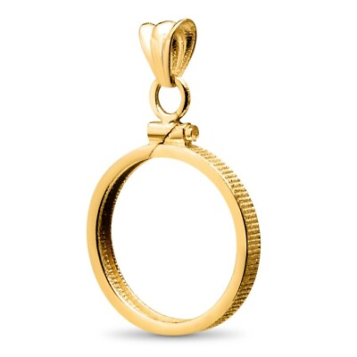 #ad Gold plated Screw Bezel Frame Liberty $10 Gold gold coin $36.74