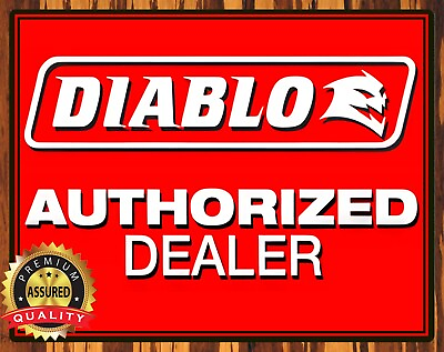 #ad Diablo Tools Authorized Dealer Metal Sign 11 x 14 $27.99