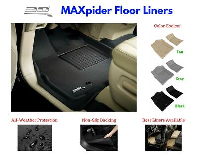 #ad 3D Maxpider Kagu Floor Mats Liners All Weather For Scion Xb 2013 2015 $92.79