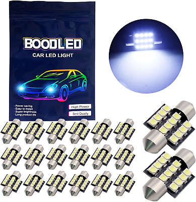 #ad 20X C5W 31Mm 1.25” LED Bulb 3528 12 SMD Chipsets COLD WHITE Festoon Interior Do $24.99