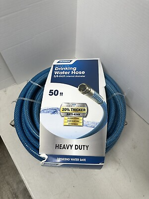 #ad Camco Premium Drinking Water Hose 5 8quot; ID Anti Kink 50#x27; RV Or Home Extension $39.95