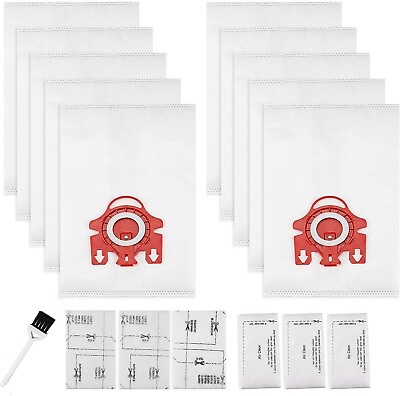 #ad #ad 10 Pack Miele FJM Vacuum Dust Bags 3 Motor Protection Filters 3 Clean Filters $19.99