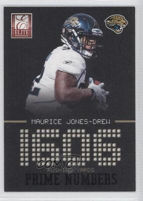 #ad 2012 Elite Prime Numbers Black 49 Maurice Jones Drew #19 $5.02