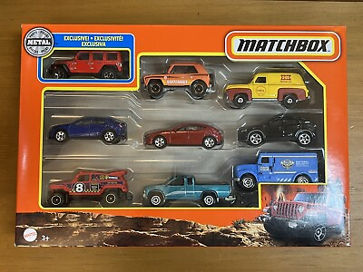 #ad Matchbox Toy Die Cast Cars Set 9 Pack Exclusive Car National Park Eco Transport $25.99