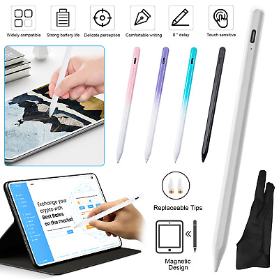 #ad Gradient Stylus Pen For Microsoft Surface Pro 10 9 X 8 7 GO4 3 Tablet Free Glove $13.99