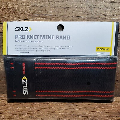 #ad SKLZ Pro Knit Fabric Resistance Medium Mini Band Durable Anti Slip NEW $9.95