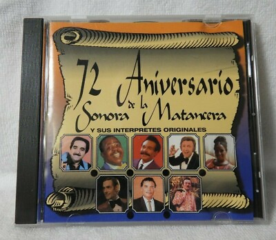 #ad LA SONORA MATANCERA quot;72 Aniversarioquot; 1996 ORFEON CD EX EX $12.99