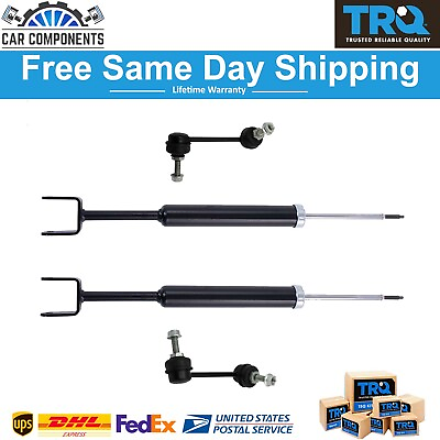 #ad TRQ New Rear Shock Absorbers with Sway Bar End Links For 2013 2016 Dodge Dart $109.95