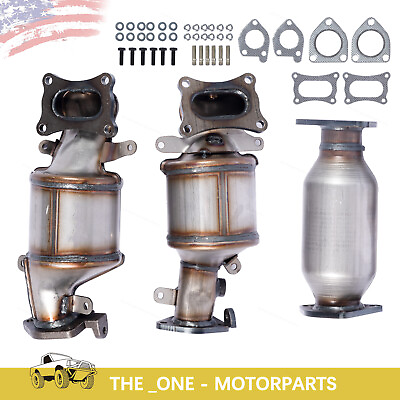 #ad For 2008 2012 Honda Accord 3.5L Catalytic Converters Complete set $229.80