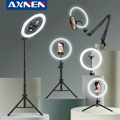 #ad Selfie Ring Light Photography Led Rim of Lamp With Optional Mobile Holder Mount $50.00