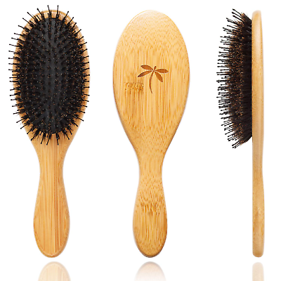 #ad Boar Bristle Hair Brush Hair Brushes for Women amp; Mens Hair Brush Detangler Br $29.94