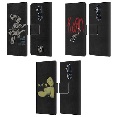 #ad OFFICIAL KORN GRAPHICS LEATHER BOOK WALLET CASE COVER FOR NOKIA PHONES $22.95