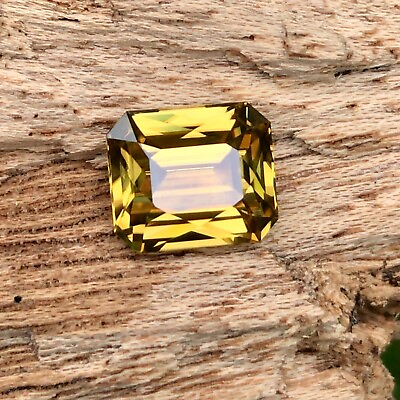 #ad 5.29 Ct 100% Natural Golden Yellow Zircon Unheated Gemstone From Sri Lanka $125.99