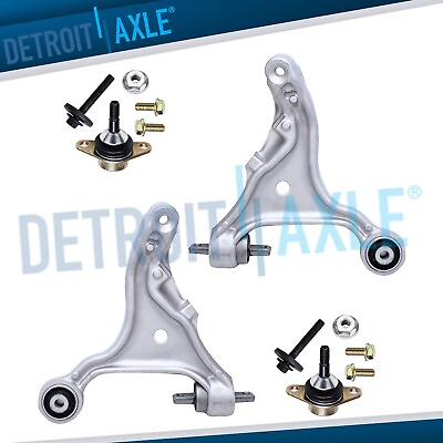 #ad 4pc Front Lower Control Arms w Ball Joints for 2001 2002 03 2007 Volvo S60 V70 $133.32