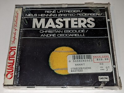 #ad *NEW* Masters CD Rene Urtreger Niels Pederson Christian Escoude Andre Ceccarelli $35.99