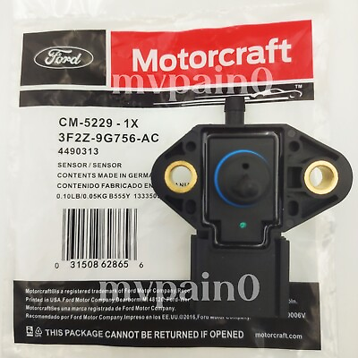 #ad Genuine Motorcraft Fuel Injection Pressure Sensor CM 5229 OEM Ford 3F2Z 9G756 AC $38.99