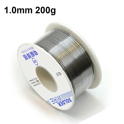 #ad 200g 63 37 Tin Rosin Core Solder Wire Electrical Soldering Sn60 Flux .031quot; 1.0mm $6.99