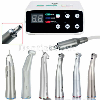 #ad Dental LED Brushless Electric Micro Motor Fiber Optic Contra Angle Handpiece $295.31