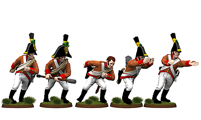 #ad Napoleonic Austrian Artillery set 2 6 Figures and Gun 28mm $11.04