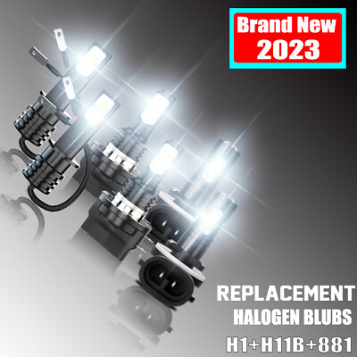 #ad LED Headlight High Low Fog Light Bulbs FOR HYUNDAI GENESIS COUPE 2010 2011 2012 $25.99