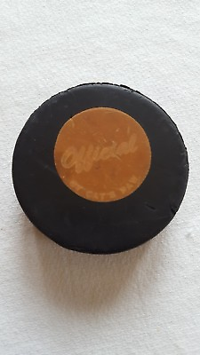 #ad Vintage official cats paw Ice Hockey Puck nhl $40.00