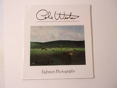 #ad 1st Ed. Cole Weston 1981 Eighteen Photographs Autographed Inscribed Signed $25.00