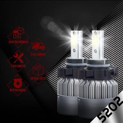 #ad 5202 2504 PSX24W LED Headlight Fog Light HID 1500W 225000LM $14.10