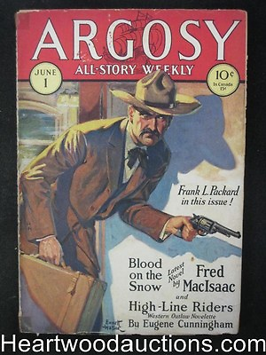#ad Argosy Jun 01 1929 Ralph Milne Farley Sci Fi $50.00