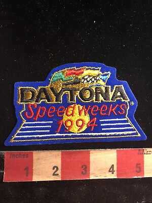 #ad Vtg Daytona International Speedway 1994 Car Race DAYTONA SPEEDWEEKS Patch 00RG $6.29