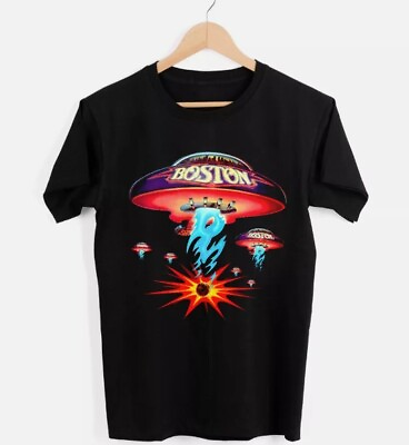 #ad 1987 Boston Rock Band Concert Tour Cotton Unisex retro new new hot shirt $22.99