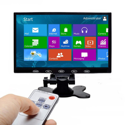 #ad 7#x27;#x27; HDMI PC Screen CCTV Monitor AV VGA HDMI 1080P Display for Raspberry Pi DSLR $56.69