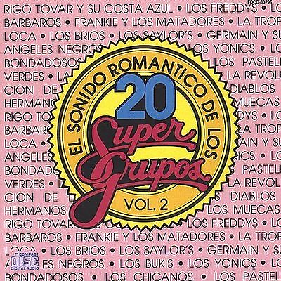 #ad 20 Super Grupos Vol. 2: Sonido Romantico by Various Artists CD Nov 2000 2... $16.98