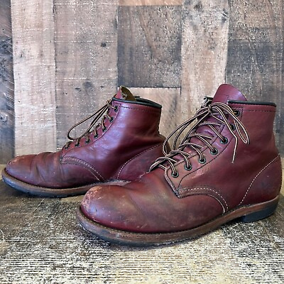 #ad Red Wing 9011 Beckman Black Cherry Work Boots Mens 9 D $159.95