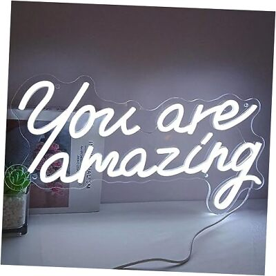 #ad You Are Amazing Led Neon Light Sign Girls Bedroom Cold white you are amazing 02 $40.50