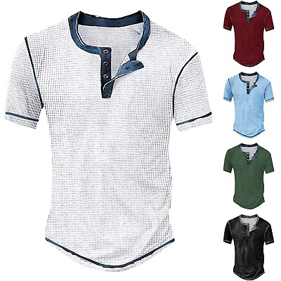#ad Men#x27;s Short Sleeve Summer Casual Tops Men#x27;s T Our Most Comfortable T Shirt $24.46
