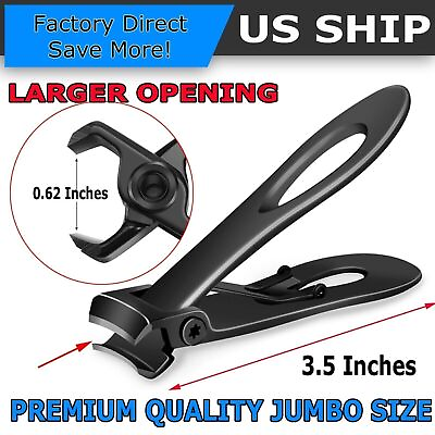 #ad Stainless Professional Extra Large Toe Nail Clippers For Thick Nails Heavy Duty $5.87