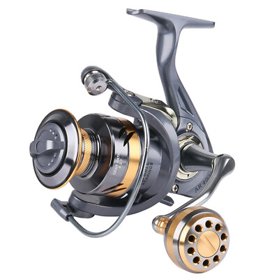 #ad Max Drag 28lb Spinning Fishing Reels 5.2:1 High Speed Saltwater Freshwater Reels $15.89