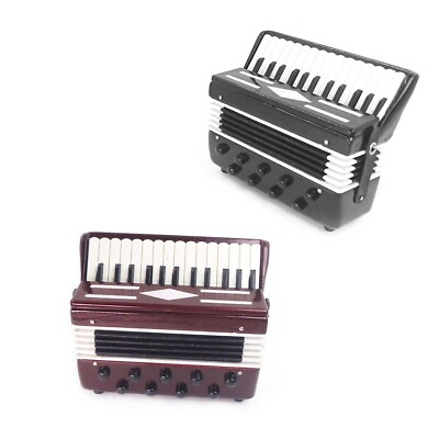 #ad 1:6 Scale Dollhouse Miniatures Vintage Instrument Accordion Music 11.5quot; Doll $17.89