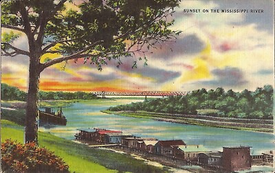 #ad Mississippi River Sunset bridge houses $8.50