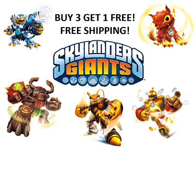 #ad Skylanders Giants Figures BUY 3 GET 1 FREE FREE SHIPPING $14.99