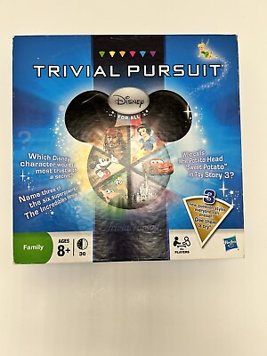 #ad Trivial Pursuit Disney For All Edition Board Game HASBRO Parker Brothers C $12.99