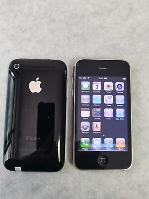 #ad full working Unlocked Original Apple iPhone 3G 8GB Black A1241 GSM IOS3 $30.00