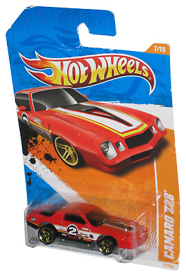 #ad Hot Wheels Track Stars 7 15 2010 Red Camaro Z28 Car 72 244 $12.98