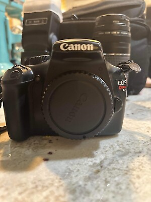 #ad Canon EOS Rebel T3 Digital SLR Camera Kit Black EXTRAS * LOOK* $235.00